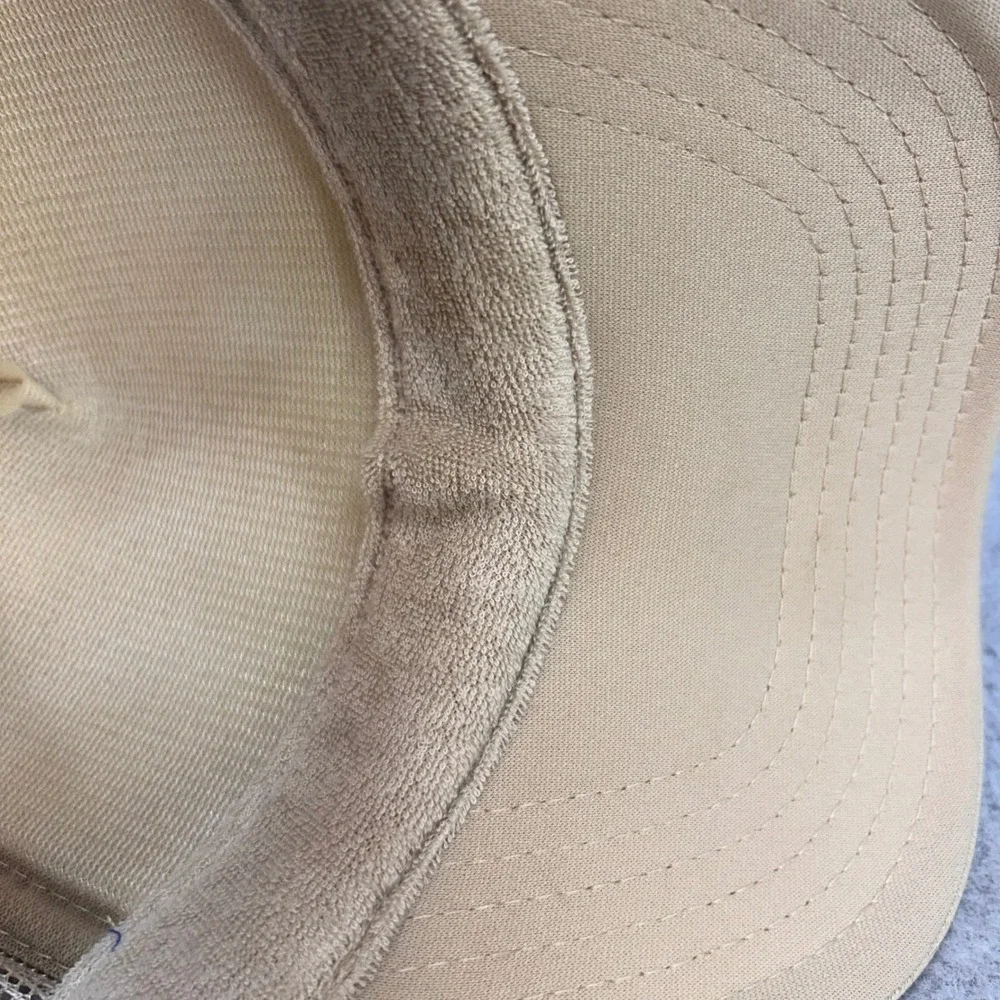 Nigel's Bananas Mens Tan OTTO Trucker Hat Mesh Snapback Rope Cap OSFM
